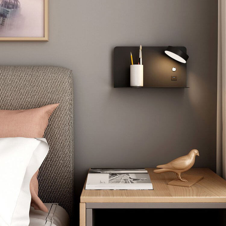 Square LED USB Rechargeable Wall Sconce
