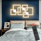 Modern Square LED Iron Wall Sconce Lamp