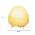 Nordic Minimalist Xuan Paper Lantern Table Lamp - 1 Light