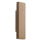 Rotatable Minimalist Rectangular Wood LED Wall Lamp
