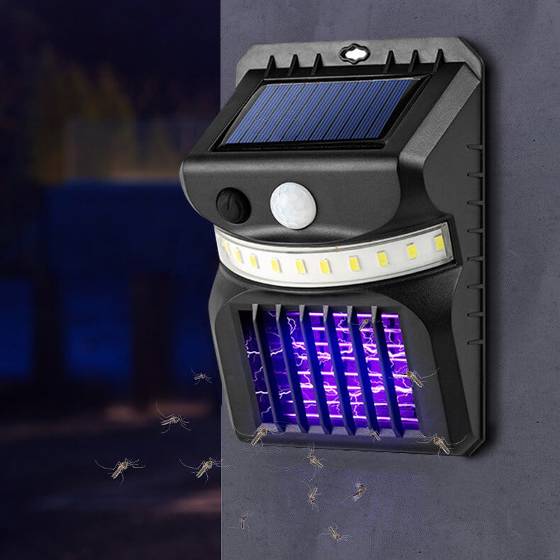 Premium Solar-Powered Mosquito Repellent Wall Sconce with Smart Sensor for Outdoor Use