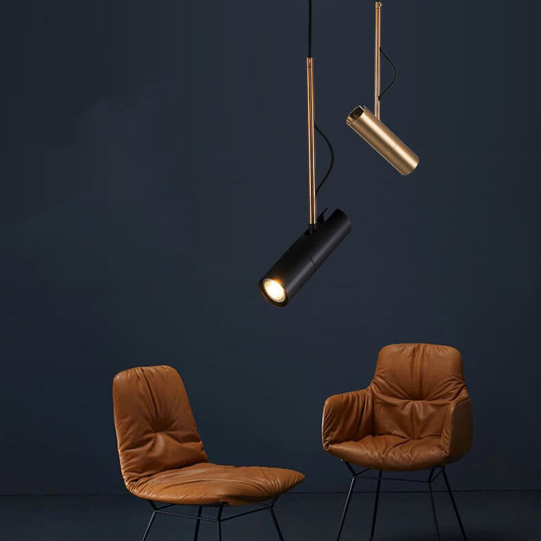 Premium Gold LED Spotlight Pendant Light - Modern Minimalist Design