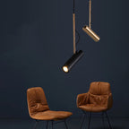 Premium Gold LED Spotlight Pendant Light - Modern Minimalist Design