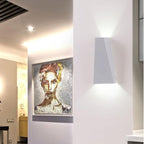 Contemporary Trapezoid LED 2-Light Sconce