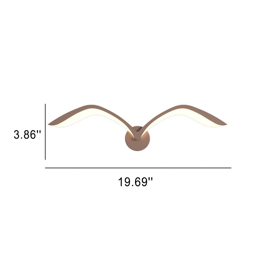 Minimalist Seagull Wall Sconce