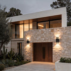 Black Waterproof Up and Down Outdoor Wall Sconce