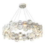 Modern Crystal Electroplated Round Bubble Chandelier