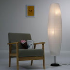Nordic Minimalist 2-Light Rice Paper Floor Lamp