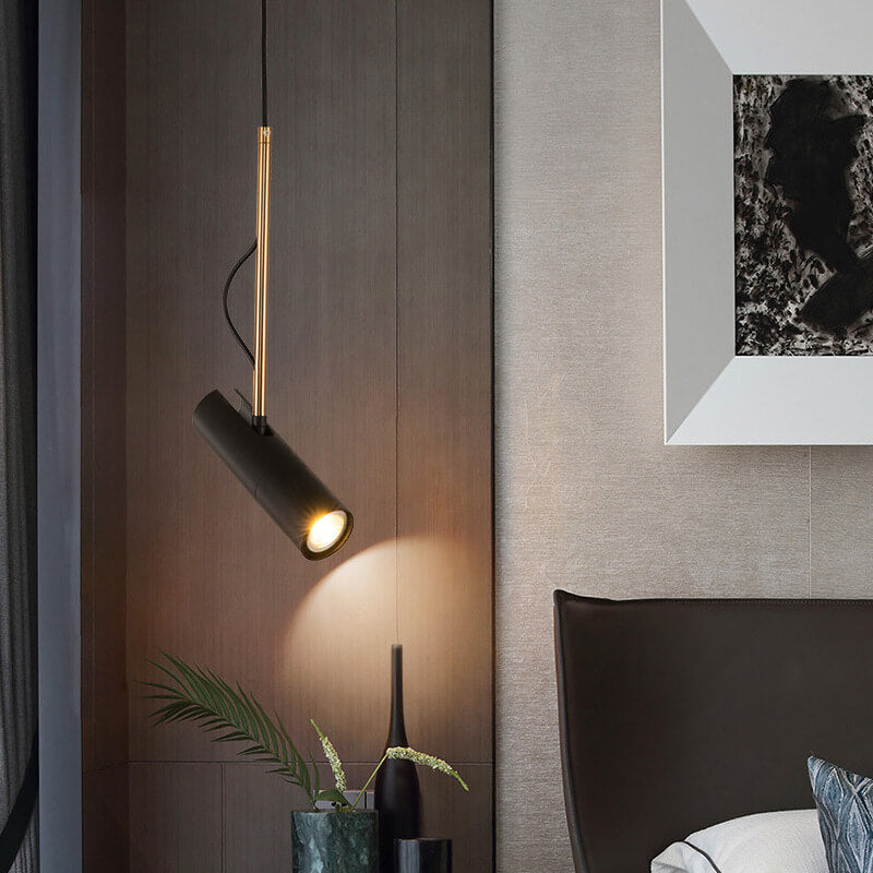 Premium Gold LED Spotlight Pendant Light - Modern Minimalist Design