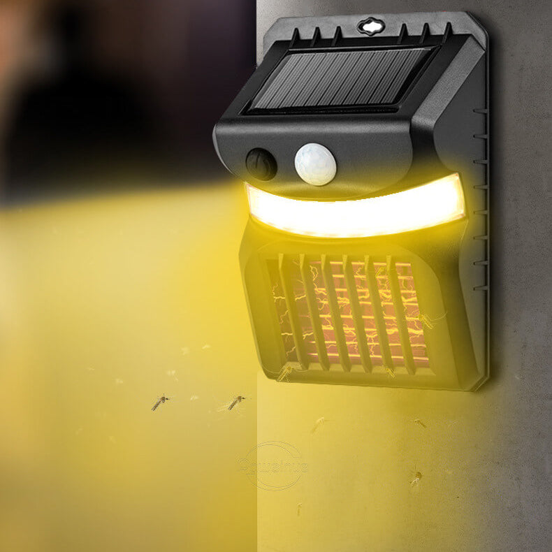 Premium Solar-Powered Mosquito Repellent Wall Sconce with Smart Sensor for Outdoor Use
