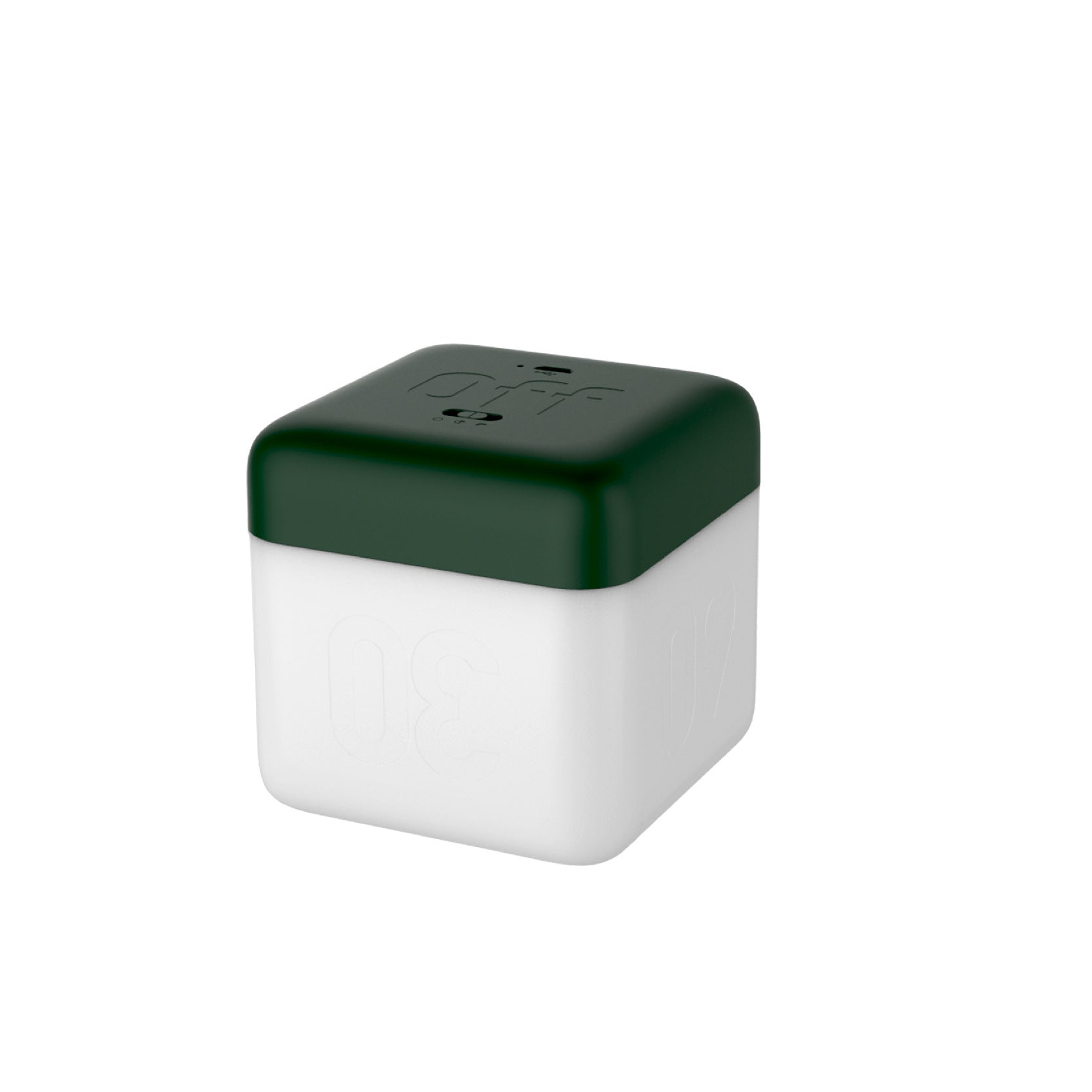 USB Rechargeable LED Magic Cube Turn Timer Night Light Table Lamp