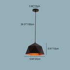 Geometric Lozenge Pendant Light
