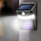 Premium Solar-Powered Mosquito Repellent Wall Sconce with Smart Sensor for Outdoor Use