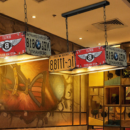 Industrial Metal Chandelier