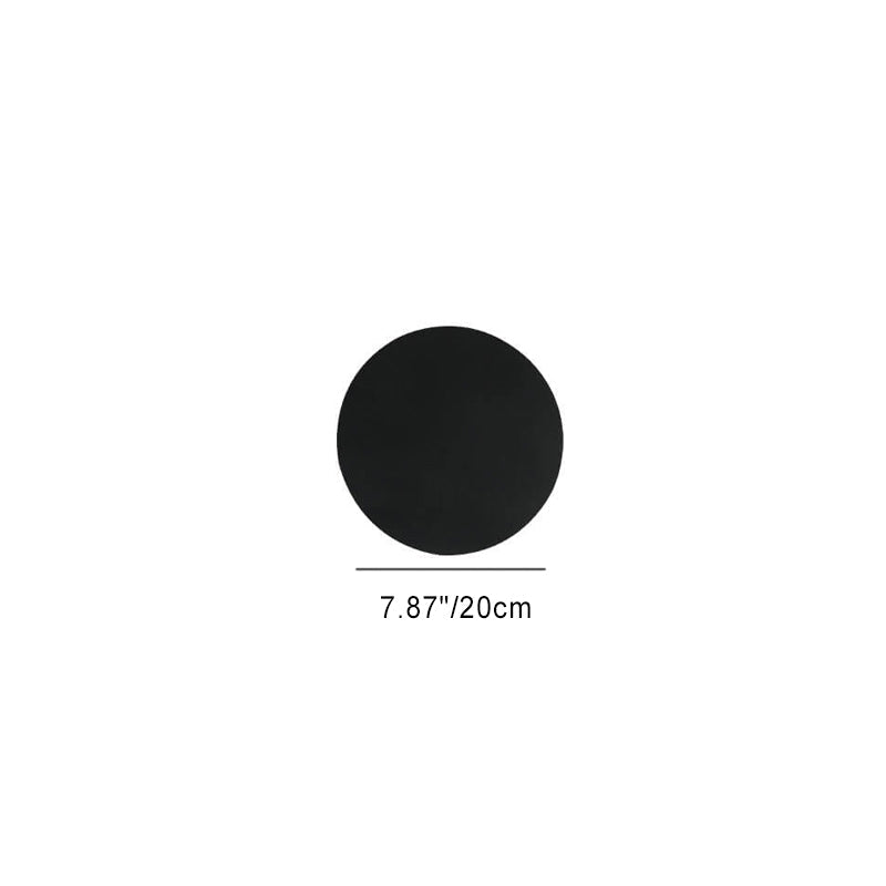 Minimalist Round Iron LED Sconce