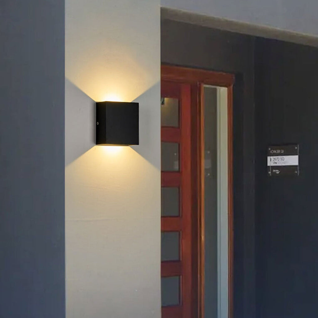 Square LED Motion Sensor Wall Sconce
