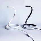 Contemporary Snake-Shaped LED Touch Dimming Table Lamp