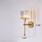 Crystal Bird Wall Sconce