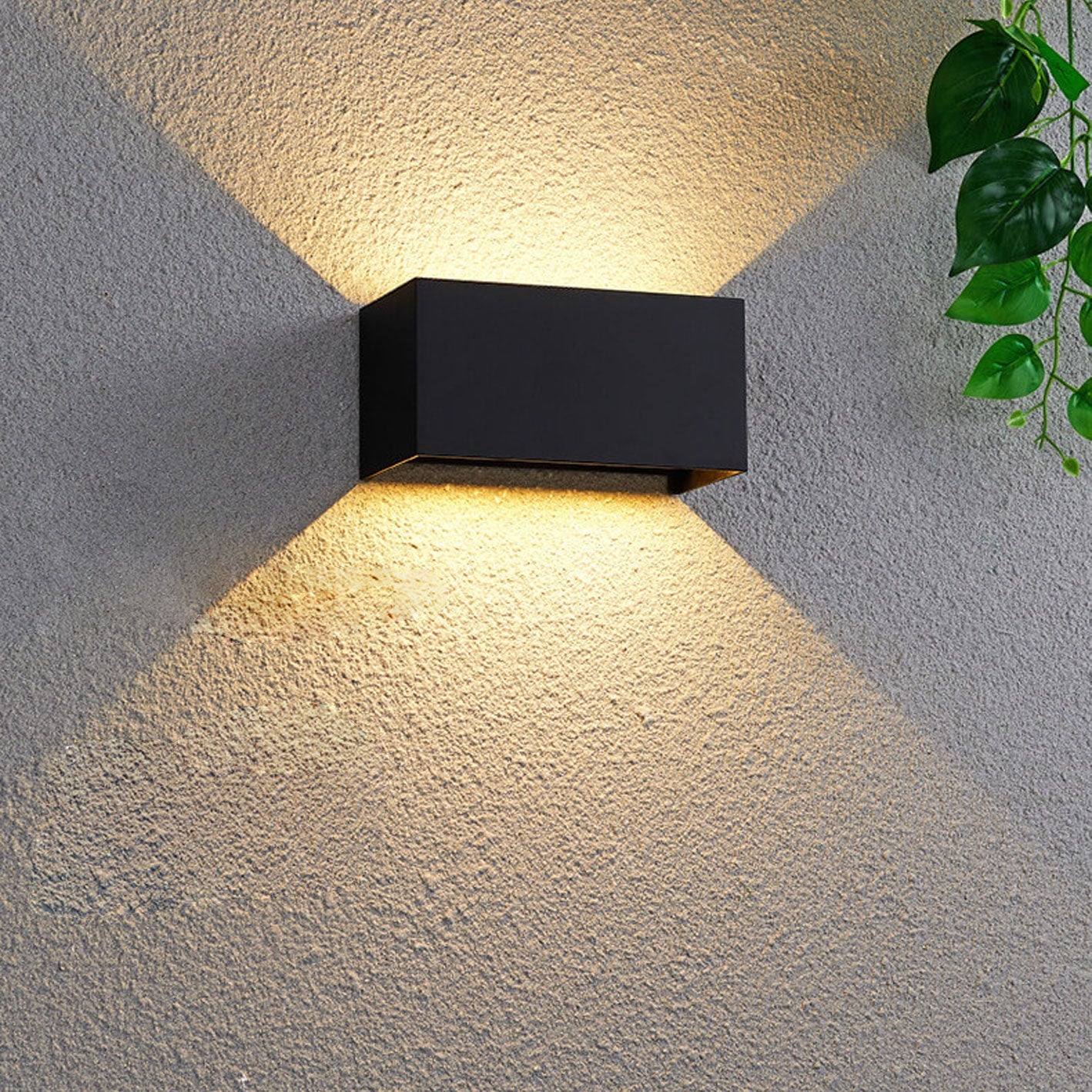 Premium Waterproof Rectangular LED Outdoor Wall Sconce
