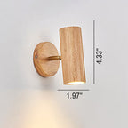 Japanese Minimalist Solid Wood Flush Mount Ceiling Light - Available in 1, 3, or 4 Lights