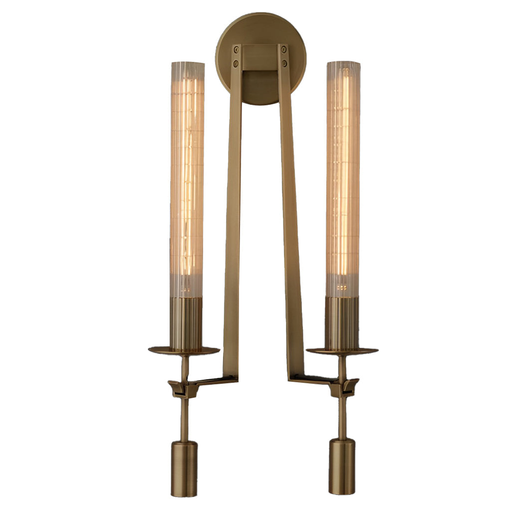 Postmodern Crystal E14 Wall Lamp - Plug-In Design