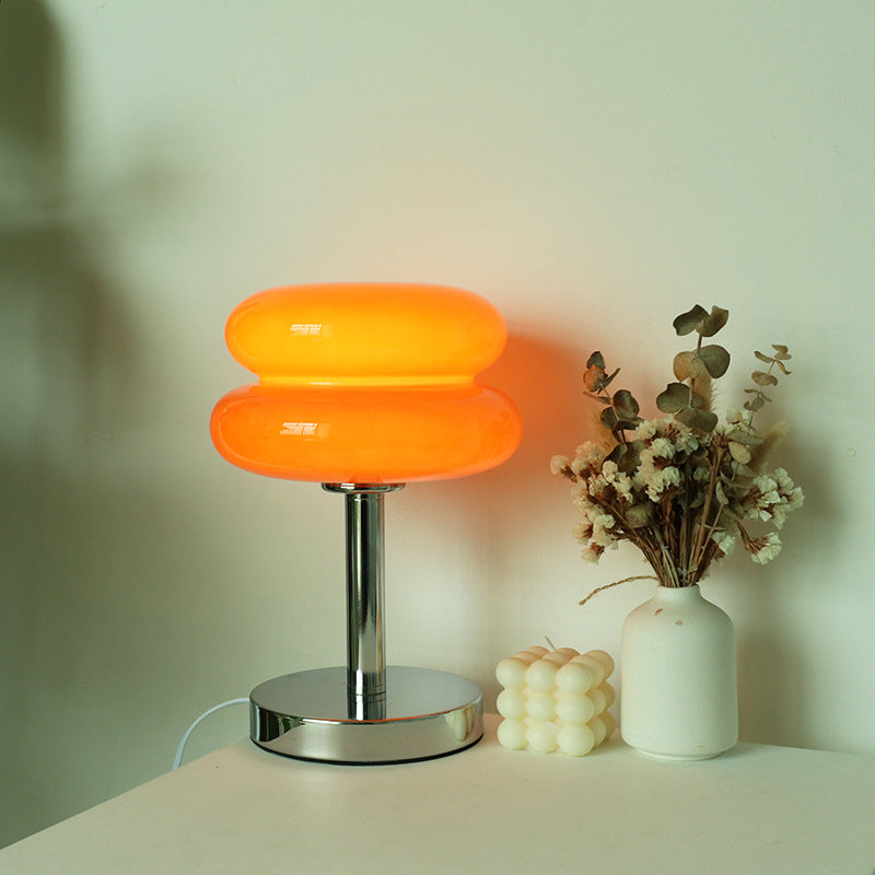 Contemporary Glass 1-Light Table Lamp