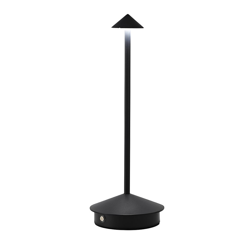 11.41-Inch Cordless Mushroom Table Lamp - Stylish Home Decor Accent