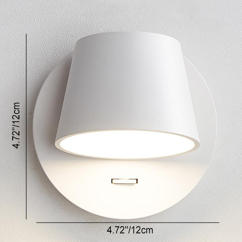 Frosted Dome Rotatable LED Sconce