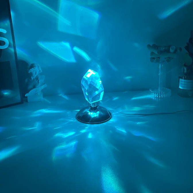 Luxury Diamond Crystal LED Table Lamp - Ambient Night Light