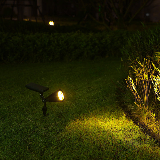 Premium Solar Waterproof LED Conical Spotlight for Outdoor Use