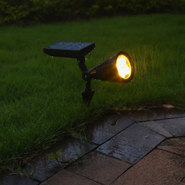 Premium Solar Waterproof LED Conical Spotlight for Outdoor Use