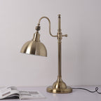 Retro Gold Iron Long Arm LED Table Lamp