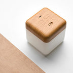 USB Rechargeable LED Magic Cube Turn Timer Night Light Table Lamp