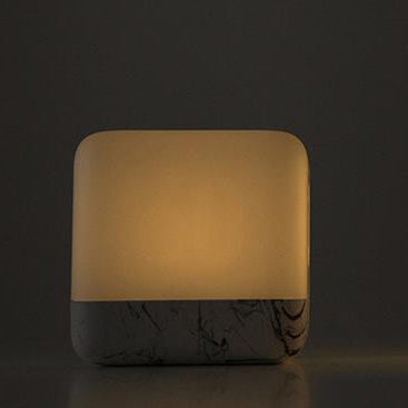 USB Rechargeable LED Magic Cube Turn Timer Night Light Table Lamp