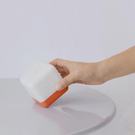 USB Rechargeable LED Magic Cube Turn Timer Night Light Table Lamp