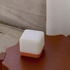 USB Rechargeable LED Magic Cube Turn Timer Night Light Table Lamp