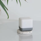 USB Rechargeable LED Magic Cube Turn Timer Night Light Table Lamp