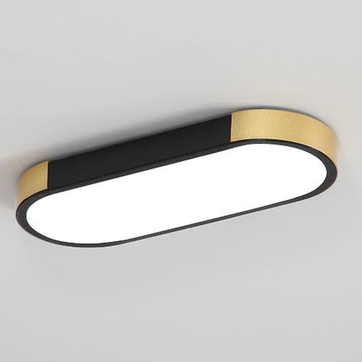 Minimalist Rectangular LED Flush Mount