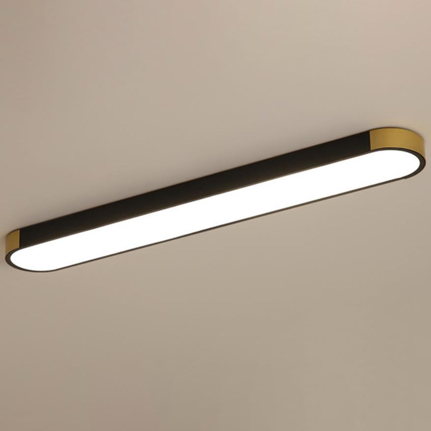 Minimalist Rectangular LED Flush Mount
