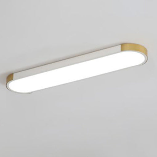 Minimalist Rectangular LED Flush Mount