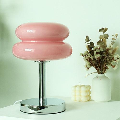 Contemporary Glass 1-Light Table Lamp