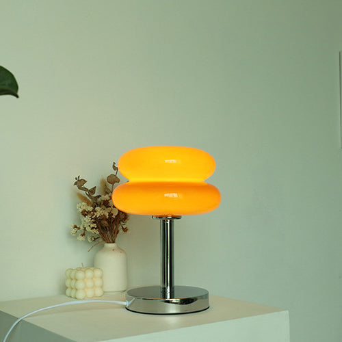 Contemporary Glass 1-Light Table Lamp
