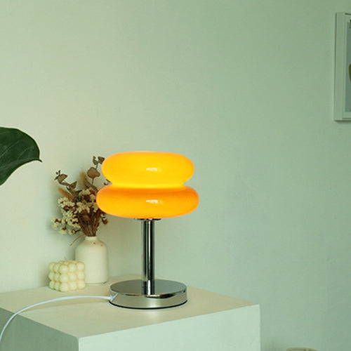 Contemporary Glass 1-Light Table Lamp
