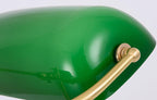 Vintage Copper Green Glass Wall Sconce