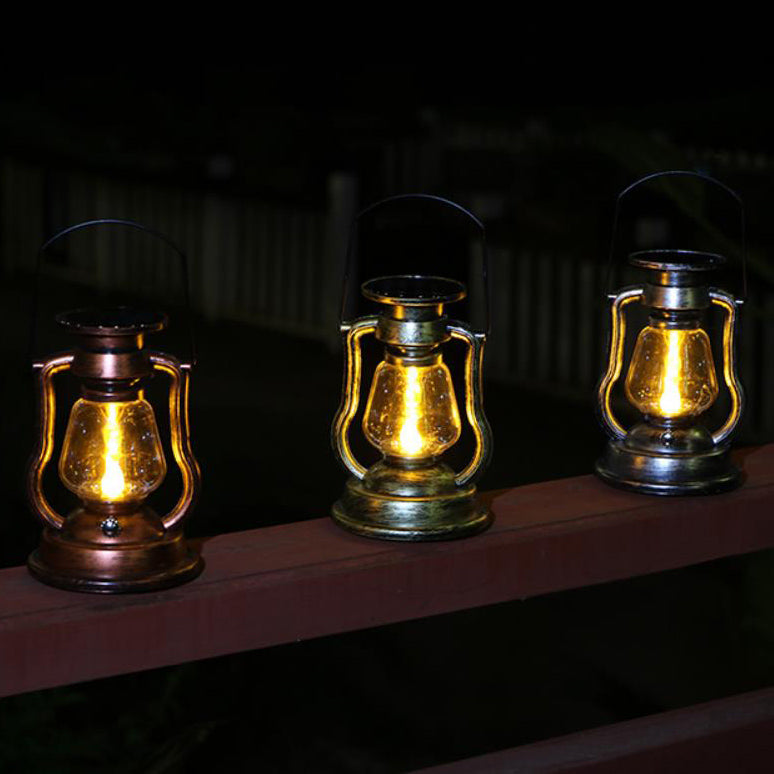 Premium Solar LED Retro Kerosene Lamp