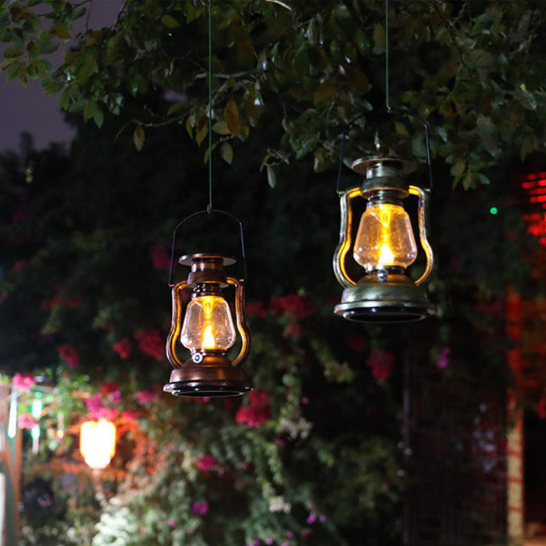 Premium Solar LED Retro Kerosene Lamp
