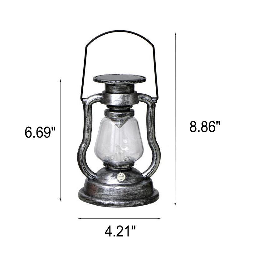 Premium Solar LED Retro Kerosene Lamp