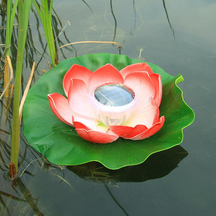 Premium Waterproof Solar LED Floating Lotus Flower Light