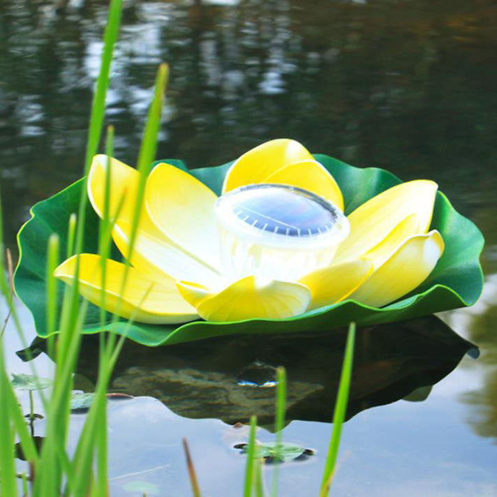 Premium Waterproof Solar LED Floating Lotus Flower Light