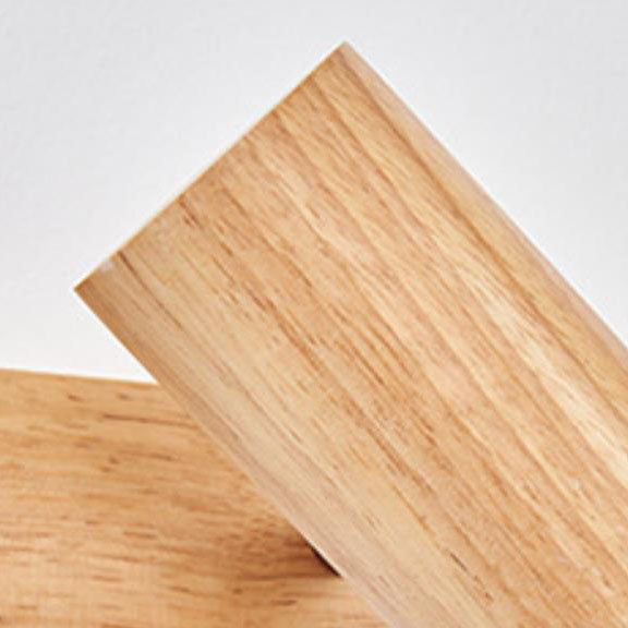 Japanese Minimalist Solid Wood Flush Mount Ceiling Light - Available in 1, 3, or 4 Lights
